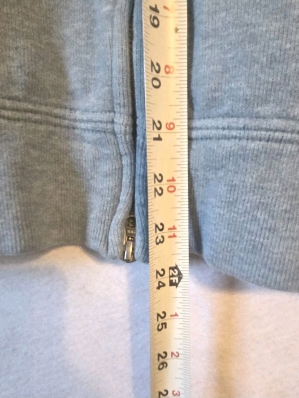 Polo Ralph Lauren Sky Blue Zip-Up Hooded Sweater Men's Size  XL - Picture 12 of 12